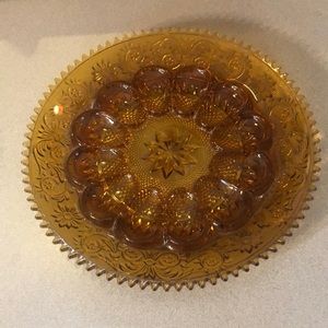 Vintage tiara egg plate